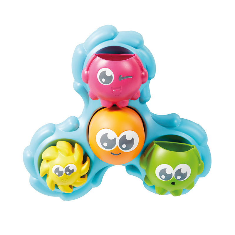 Tomy - Spin & Splash Octopals Brinquedo de Banho