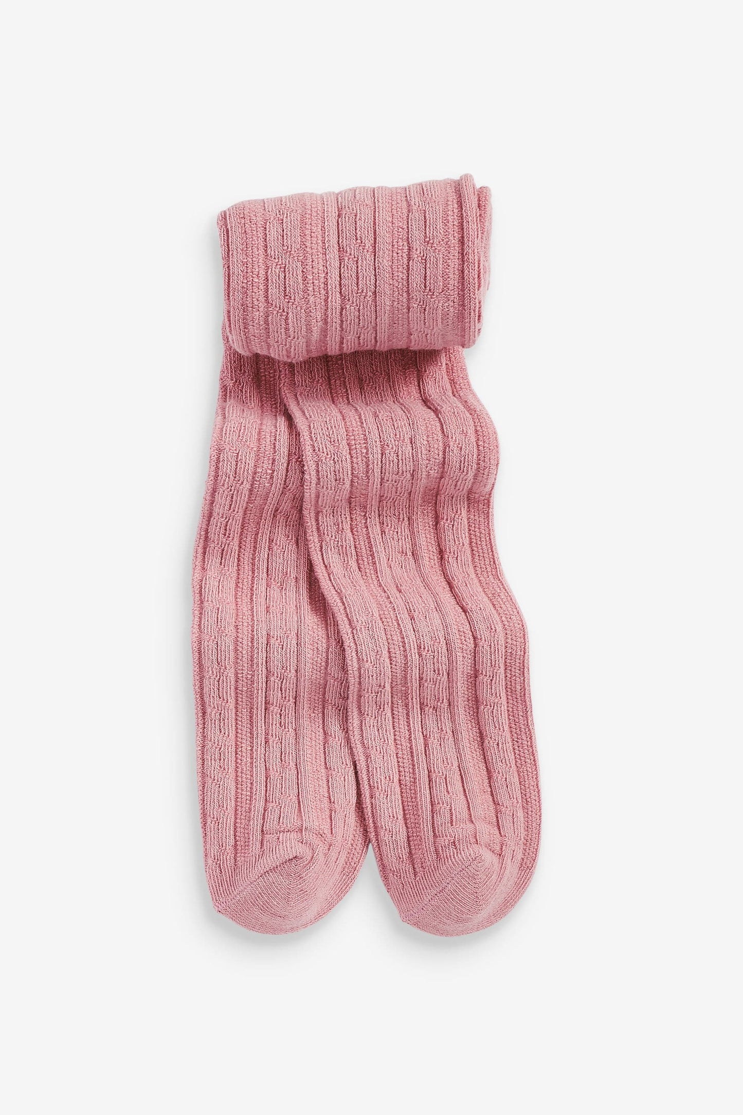 |BabyGirl| Calça Collants - Kit com 3 peças - Rosa/Creme (0meses-2anos)