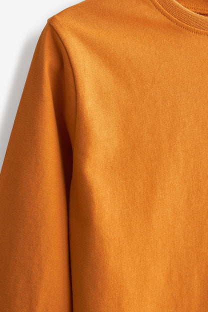 |BabyGirl| Camiseta manga longa LIsa - Amarelo Ocre (3meses-7anos)