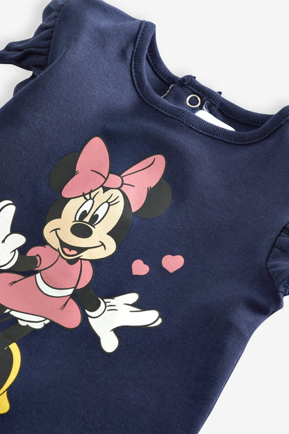 Disney - Conjunto de top, legging e faixa de cabelo Minnie Mouse