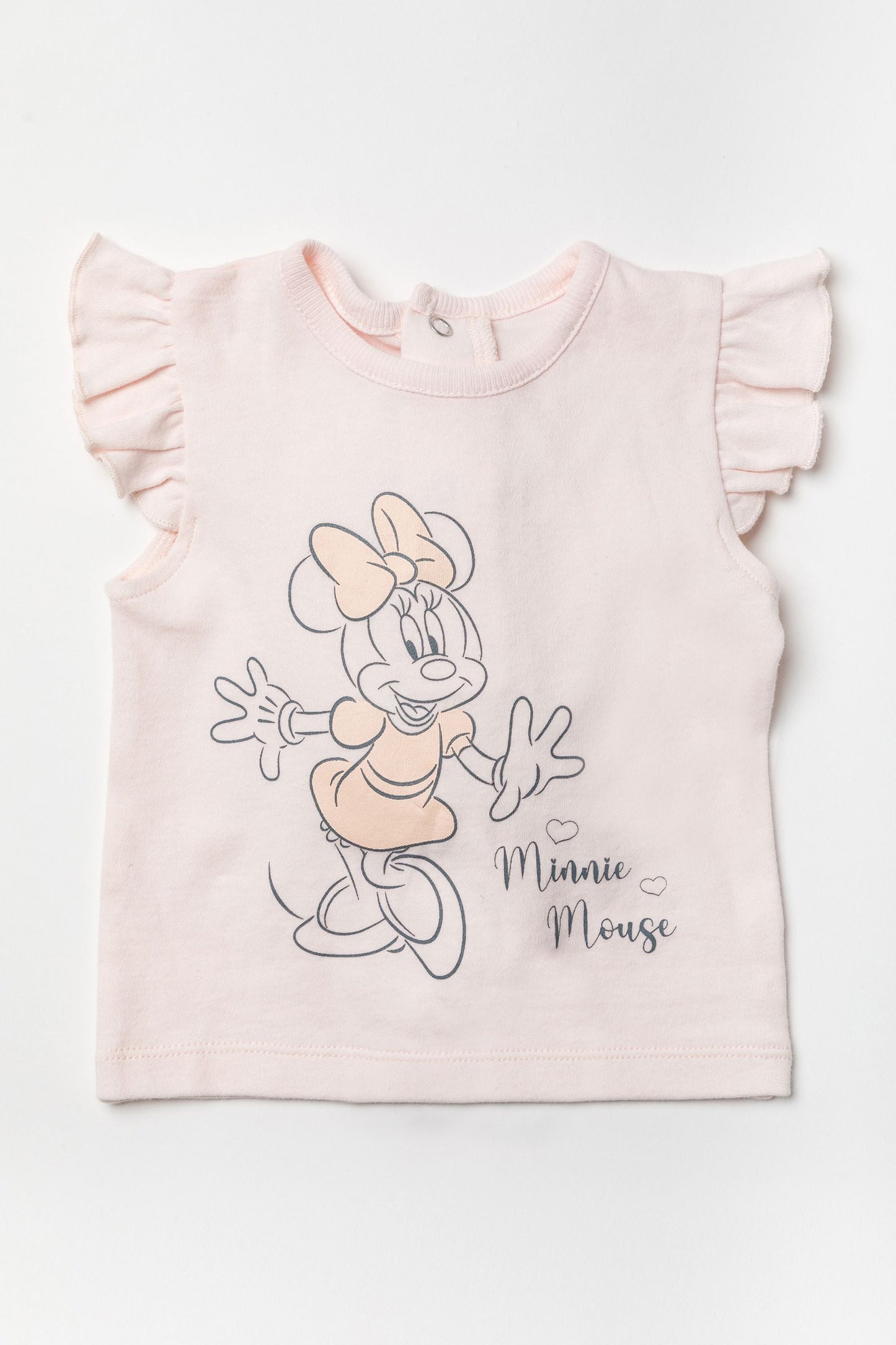 Disney - Conjunto de shorts e camiseta Minnie Mouse