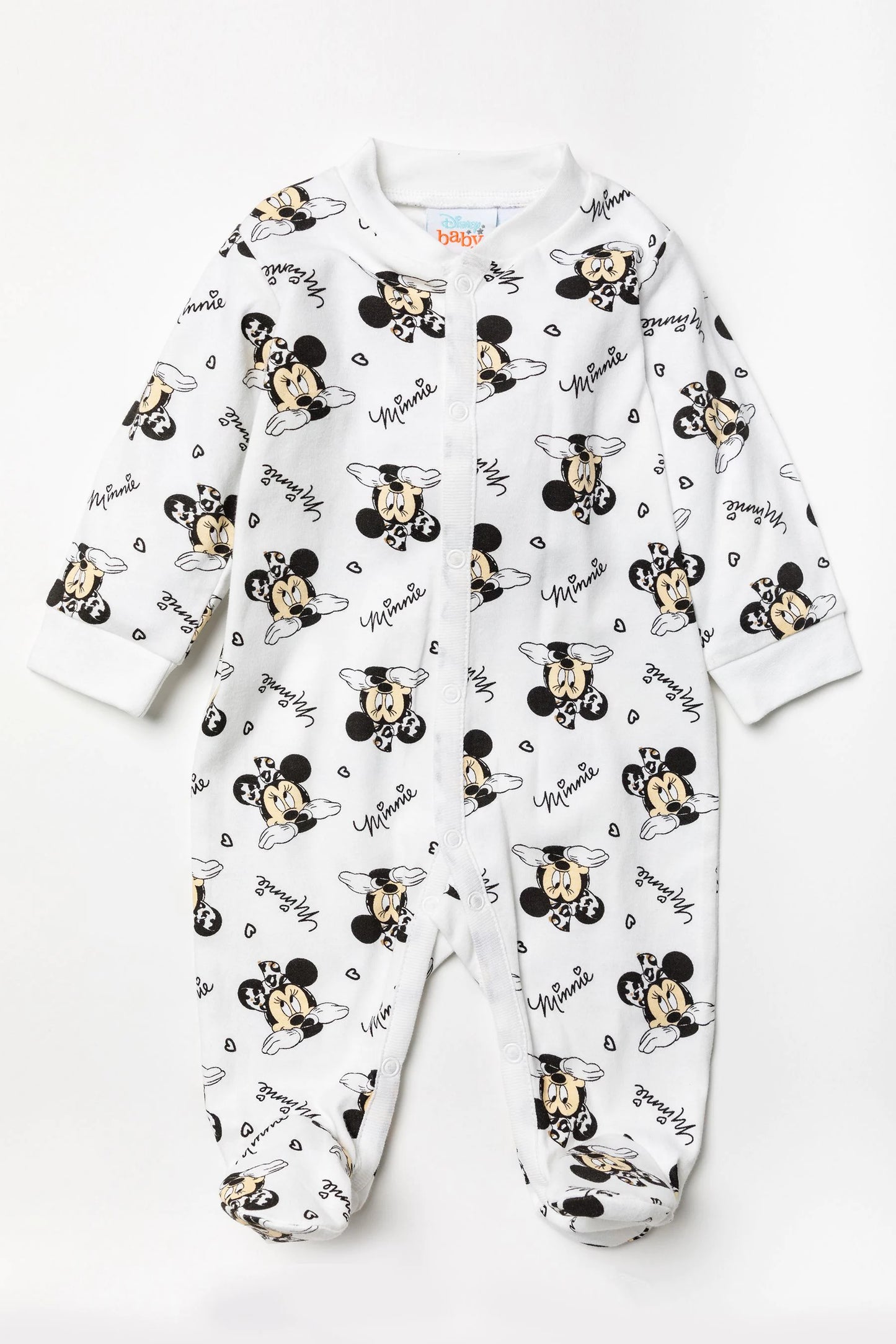 Disney - Conjunto Leopardo Cinza Minnie Mouse
