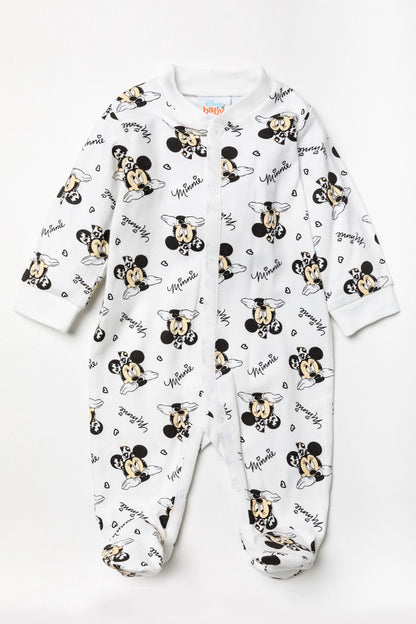 Disney - Conjunto Leopardo Cinza Minnie Mouse