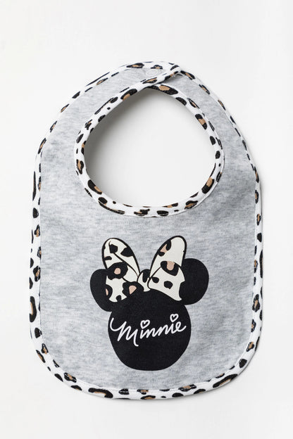 Disney - Conjunto Leopardo Cinza Minnie Mouse