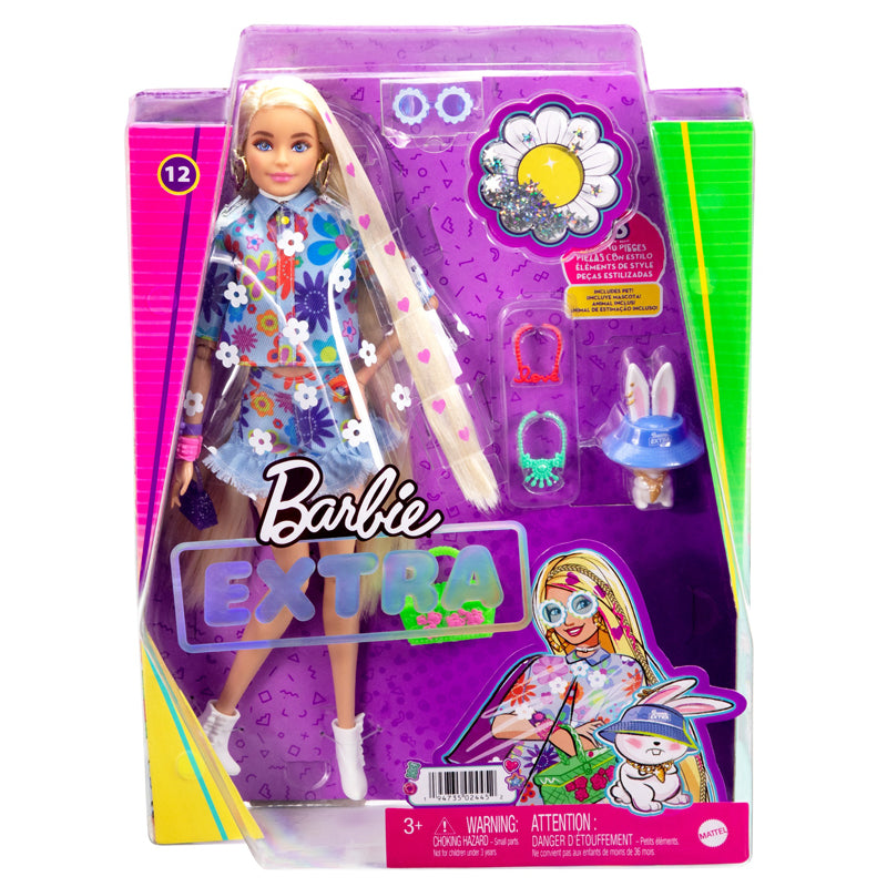 Barbie - Boneca Extra - Flower Power