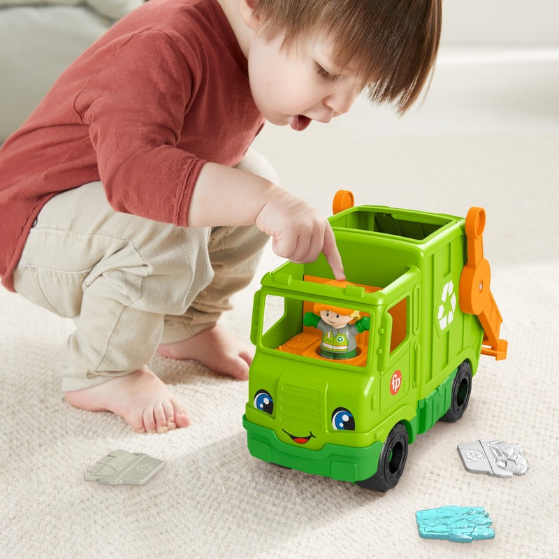 Vehículo de reciclaje Fisher-Price Little People