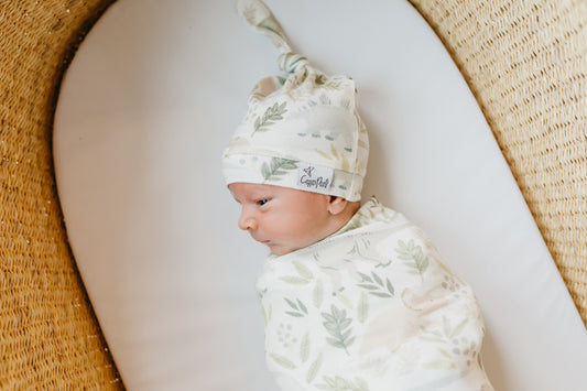 Copper Pearl Top Knot Chapéu Rex 0-4m