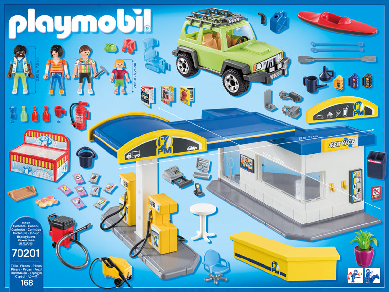 Playmobil Posto de Combustível City Life