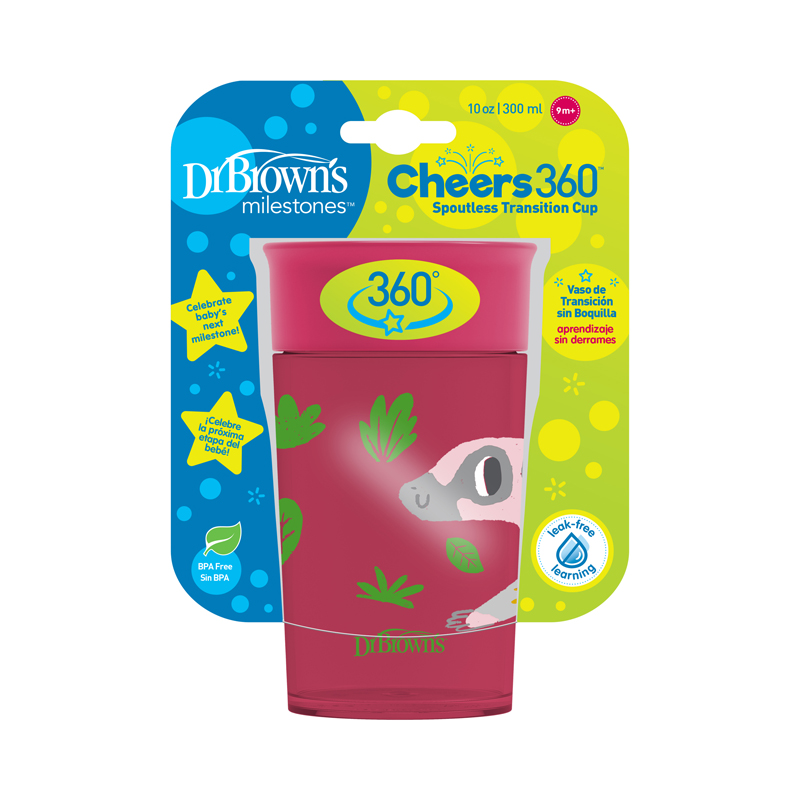 Dr Brown's Smooth Wall Cheers 360 xícaras Red Deco 300ml