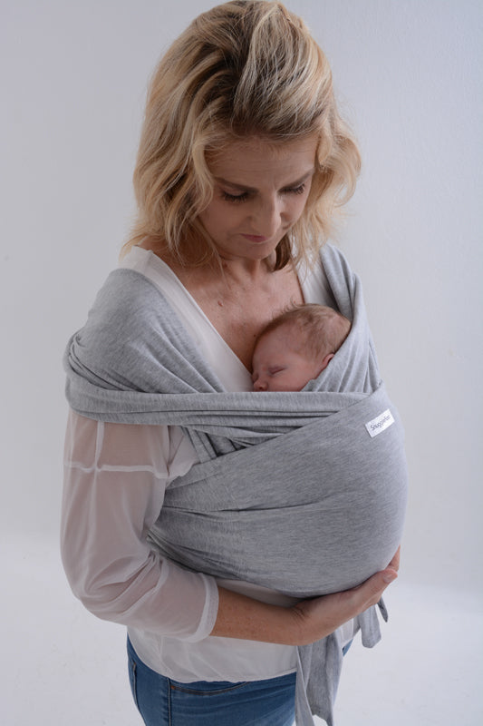 Dreamgenii - Porta-bebês SnuggleRoo Cinza Claro