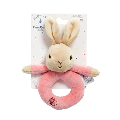 Pendientes sonajero de peluche Peter Rabbit &amp; Flopsy Bunny