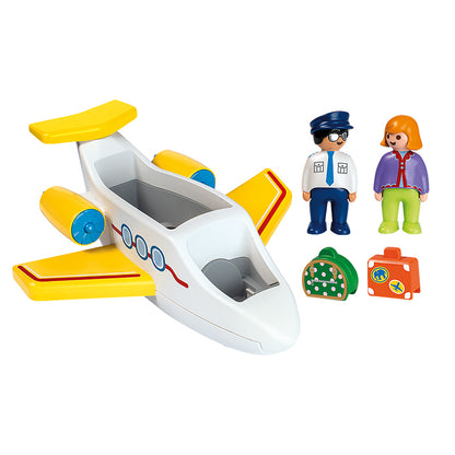 Playmobil 70185 1.2.3 Avião com Passageiro