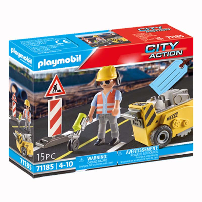 Playmobil 71185 da construção de trabalhadores civil Conjunto