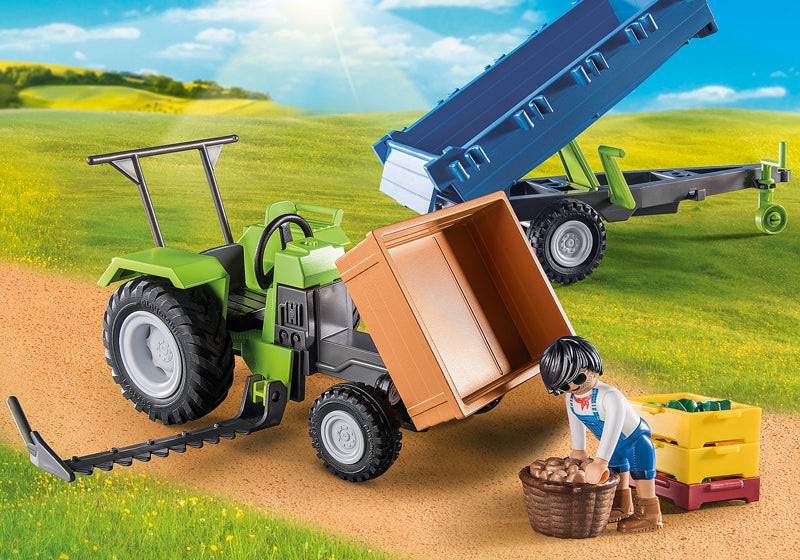 Playmobil Toy Tractor Playmobil 6130 Playmobil Tractor Con