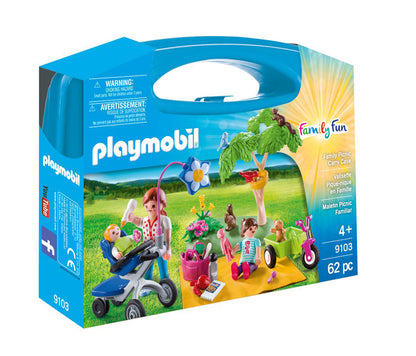 Playmobil 9103 Bolsa de Transporte para Piquenique Familiar Divertido