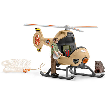 Schleich - Helicóptero de resgate de animais