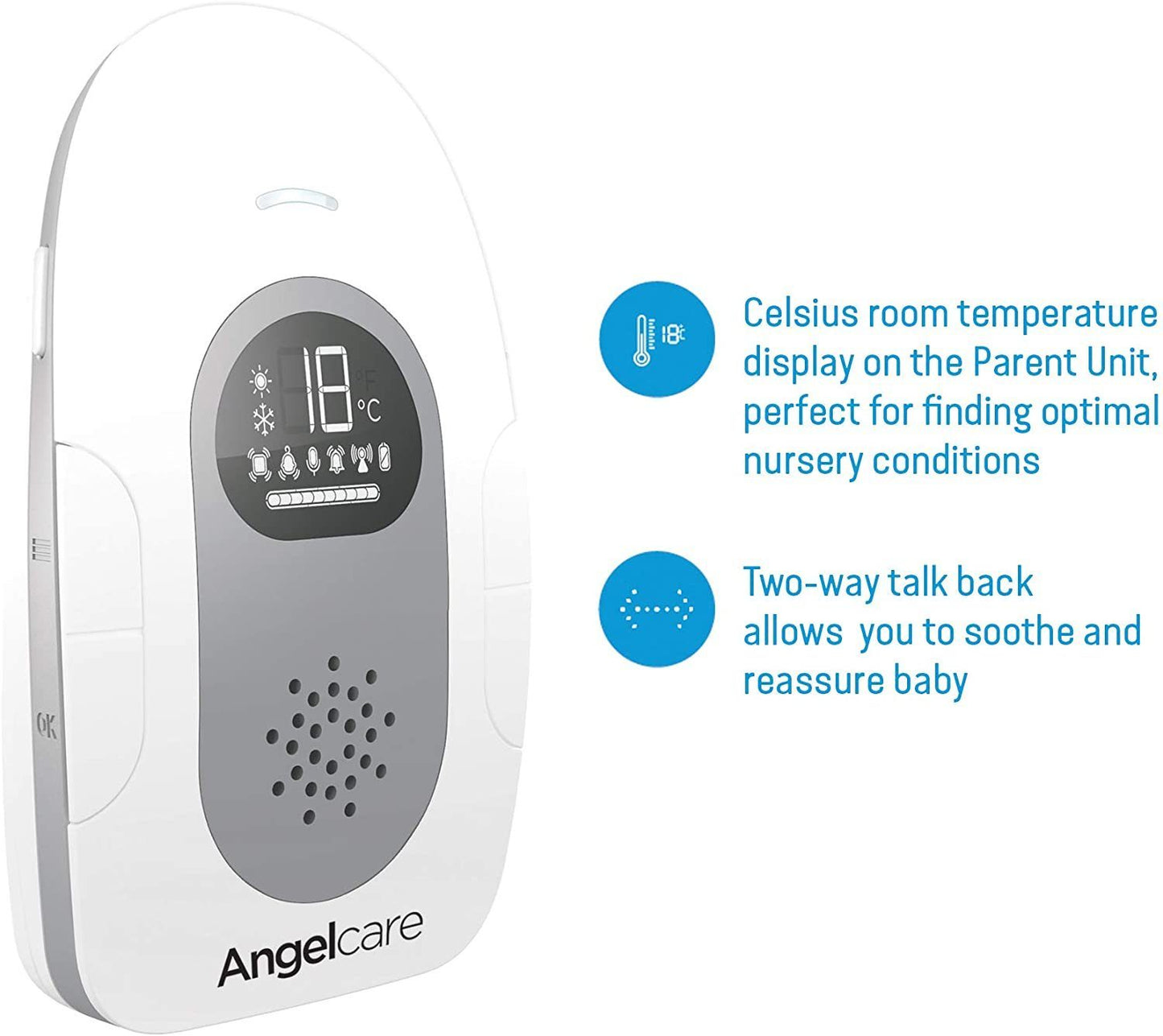 Angelcare AC117 Babá Eletrônica - Monitor de Movimento de Bebê com Som Anne Claire Baby Store 