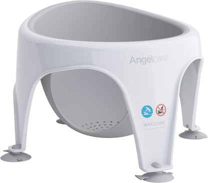 Angelcare Soft-Touch Bath Seat Aqua - Suporte de banho Anne Claire Baby Store Cinza 