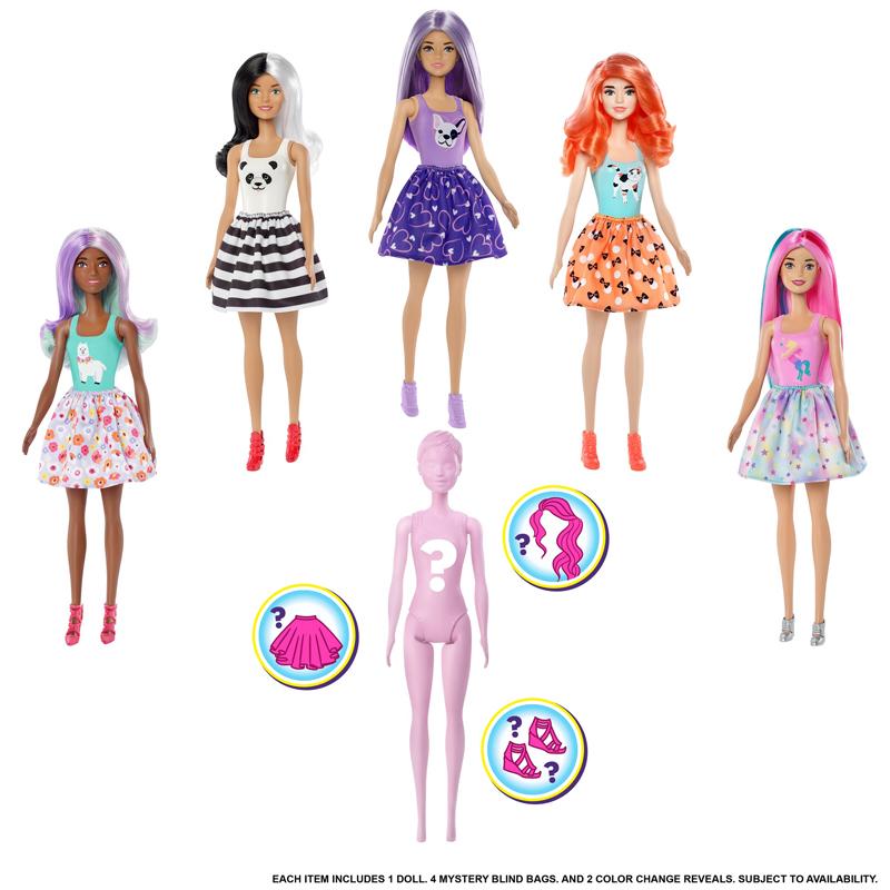 Barbie Boneca Revela Cor Sortido Anne Claire Baby Store 