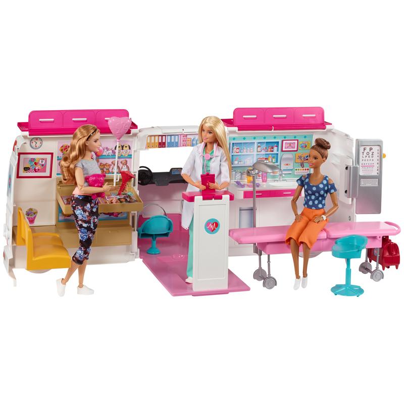 Barbie Veículo de resgate médico grande Anne Claire Baby Store 