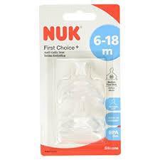 Bicos NUK First Choice + Bicos de Silicone 2 Pk Anne Claire Baby Store M 6-18m 