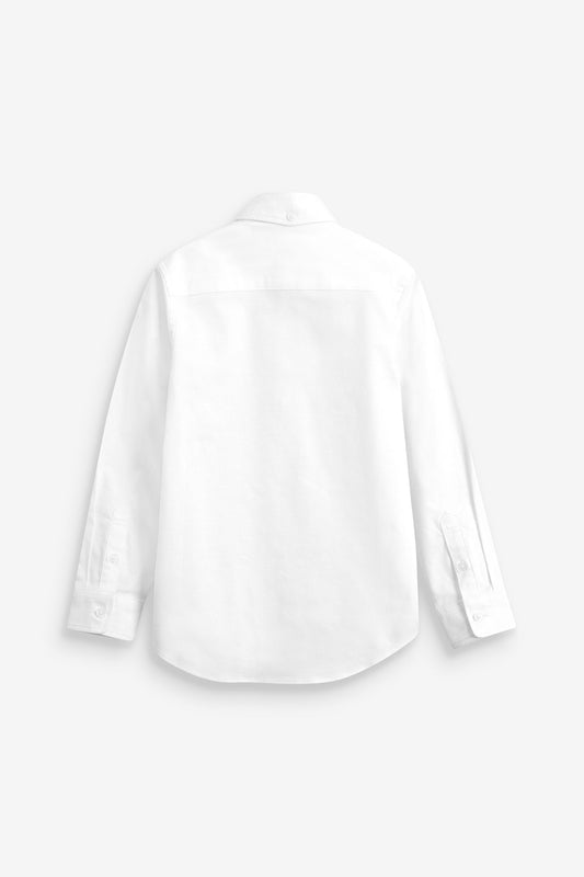 |BigBoy| Próxima Camisa Oxford-Blue and White (3-16 anos)