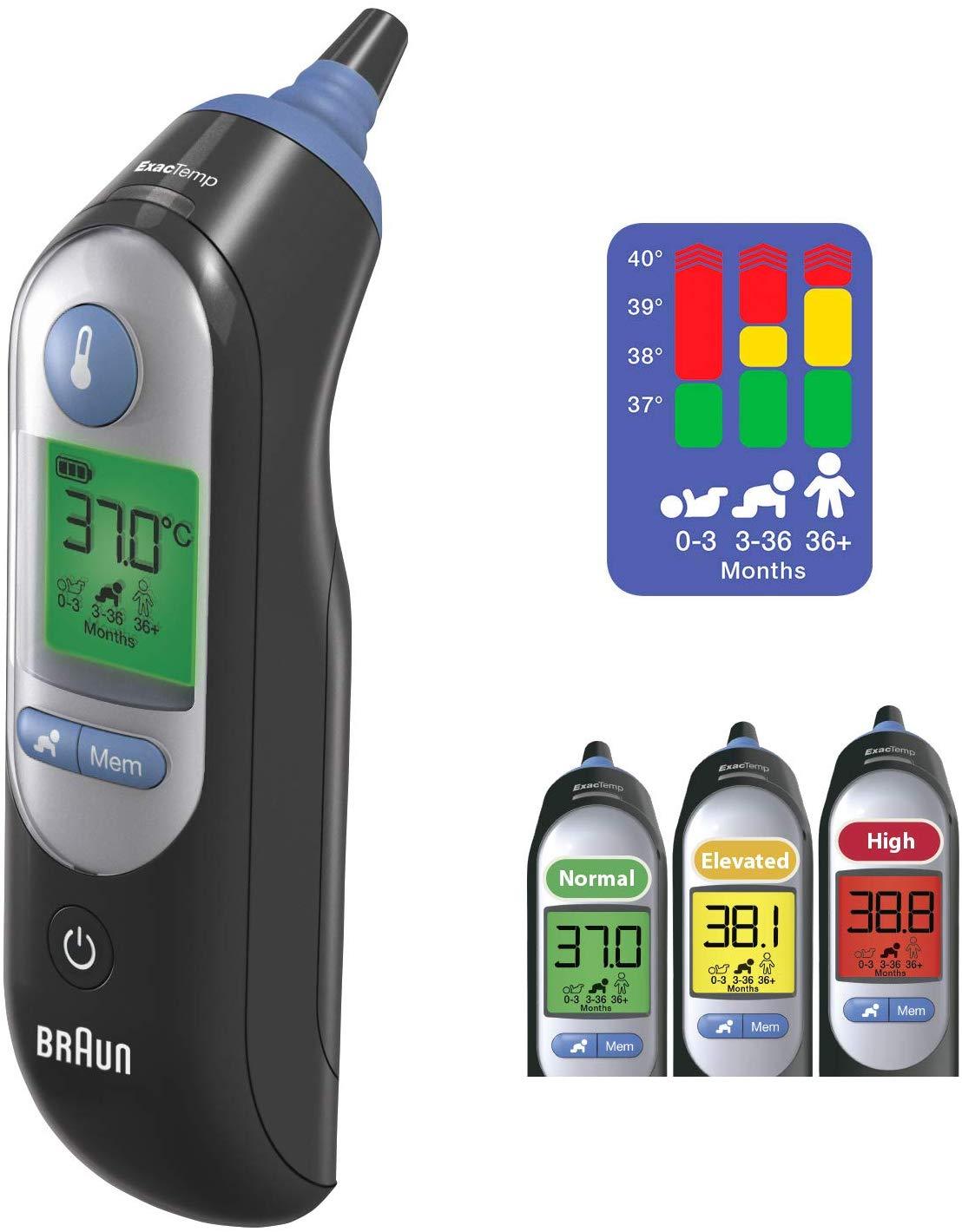 Braun ThermoScan 7 IRT6520B - Termômetro de ouvido com precisão de idade Anne Claire Baby Store 