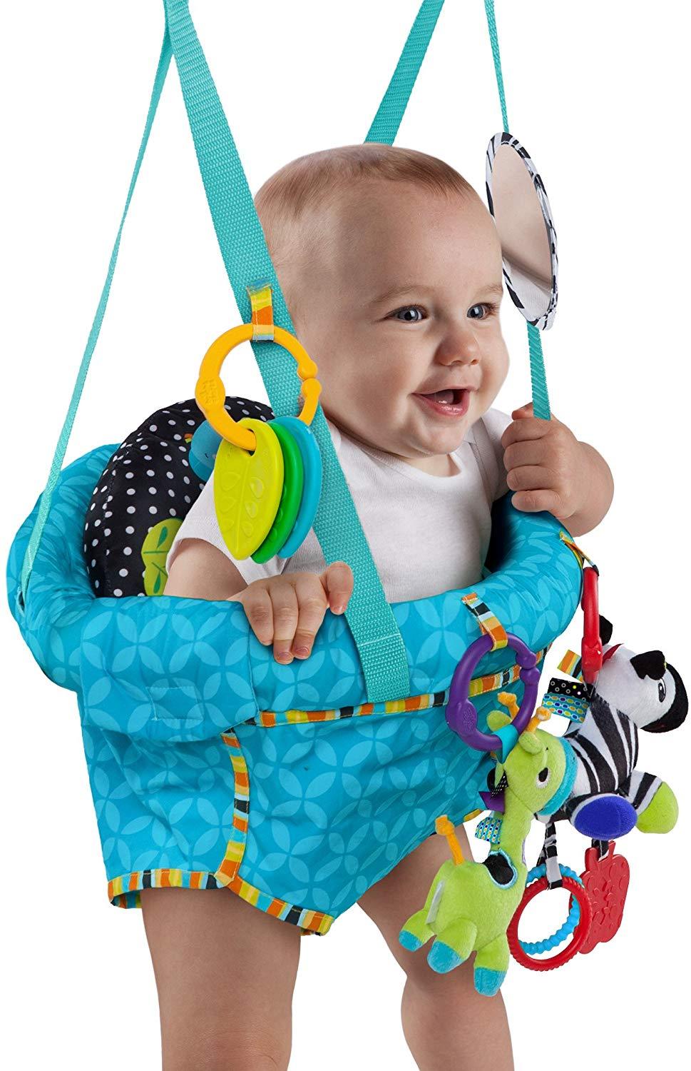 Bright Starts Balanço Pula-Pula De Porta Bestseller Anne Claire Baby Store Bounce 'n Spring Deluxe 