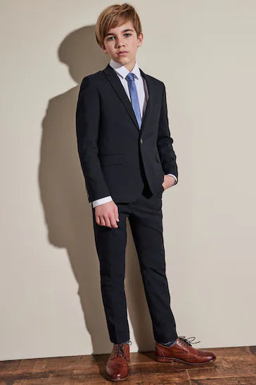 |Niño| Traje Azul Marino: Chaqueta - Skiny Fit (12 meses a 16 años)