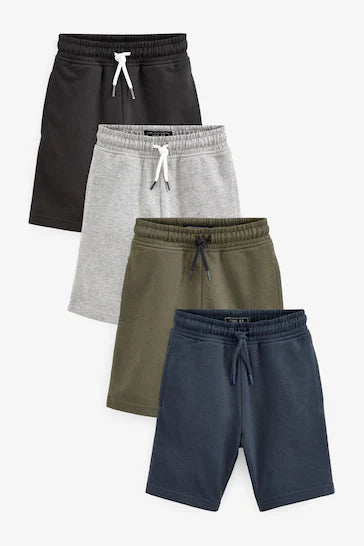 |Boy| Shorts Jersey - Blue/Grey/Khaki/Black (3-16 anos)