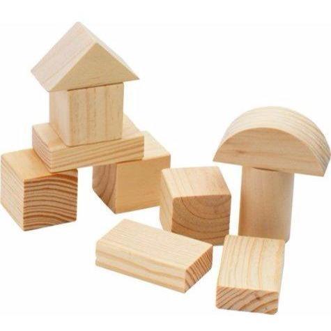 Chad Valley Wooden 80 Piece Block Set (de madeira) Anne Claire Baby Store 