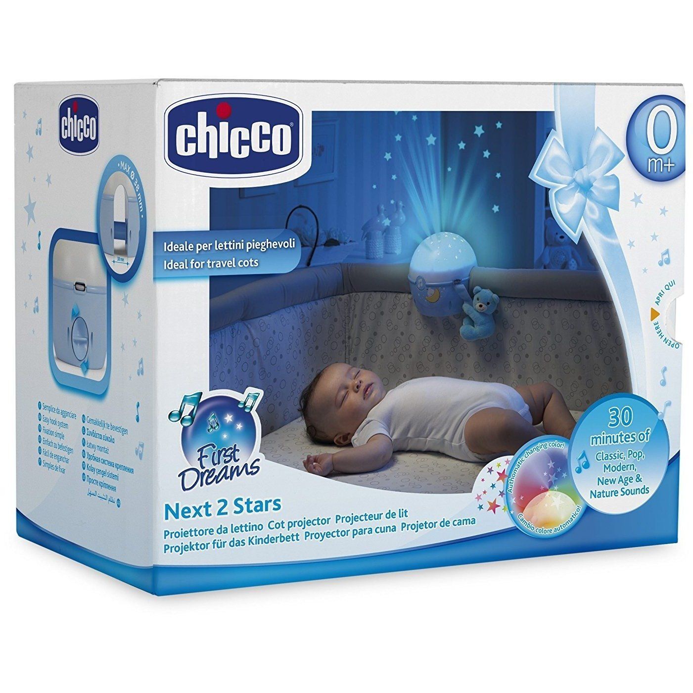 Chicco Next2 Projetor Stars Night Light Anne Claire Baby Store 