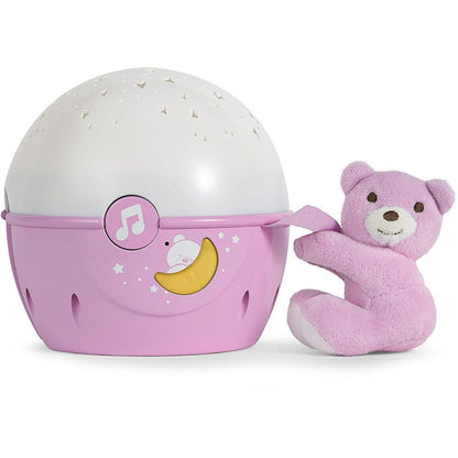 Chicco Next2 Projetor Stars Night Light Anne Claire Baby Store Rosa 
