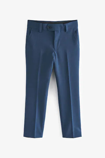 |Niño| Traje azul Remium en mezcla de lana: pantalón (12 meses a 16 años)