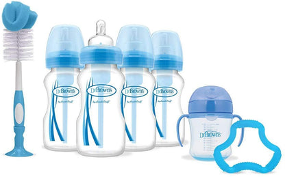 Dr Brown's Options Kit Presente com 7 itens Anne Claire Baby Store Azul 