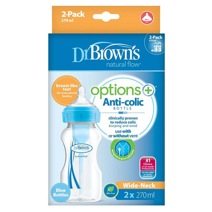 Dr Brown's Options+ Mamadeira 270ml - Kit com 2 Anne Claire Baby Store 