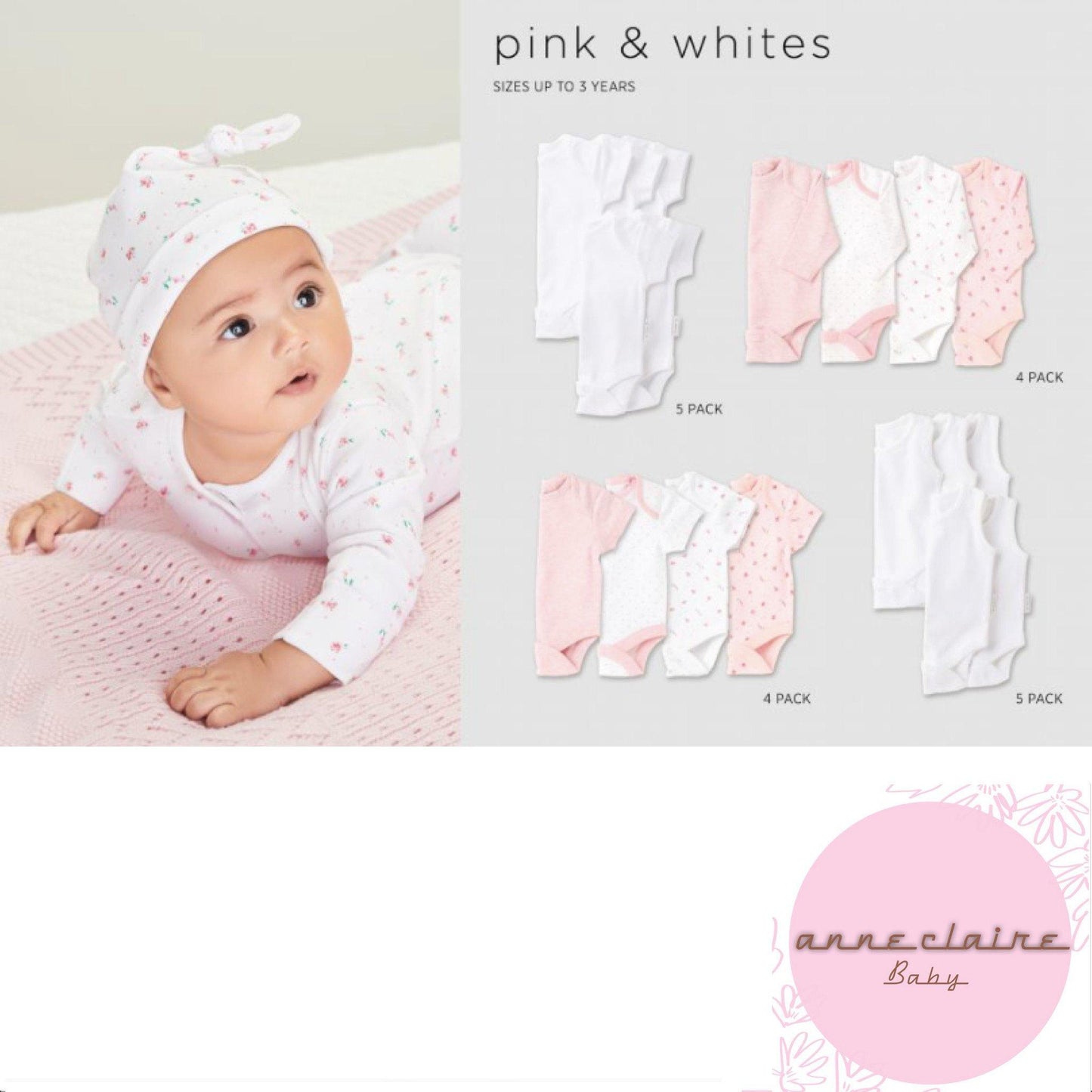 Enxoval - Meu Primeiro Guarda Roupa Bestseller Anne Claire Baby Store 