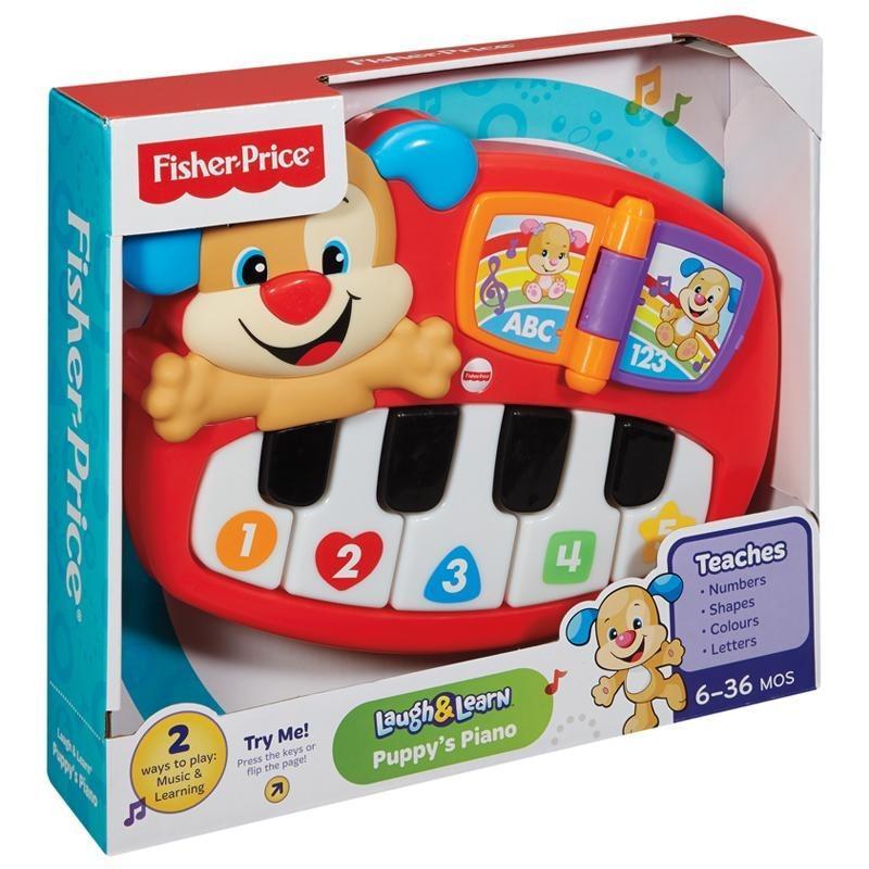 Fisher-Price - Diverta-se e aprenda com o piano Puppy's Brinquedo Anne Claire Baby Store 