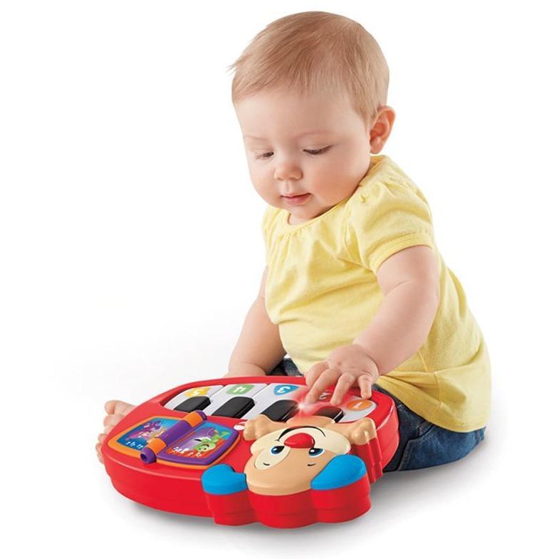 Fisher-Price - Diverta-se e aprenda com o piano Puppy's Brinquedo Anne Claire Baby Store 