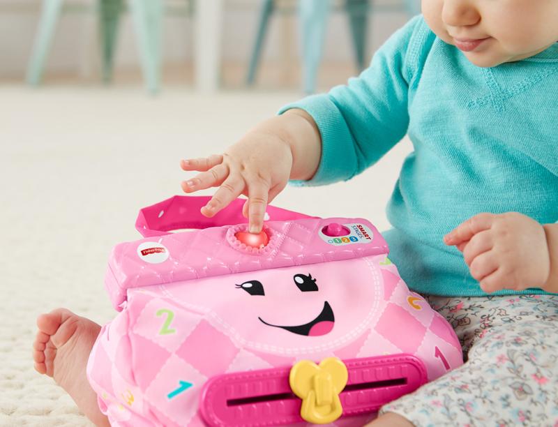 Fisher-Price - Divirta-se e aprenda com a Bolsa de desenvolvimento Smart Stages Brinquedo Anne Claire Baby Store 