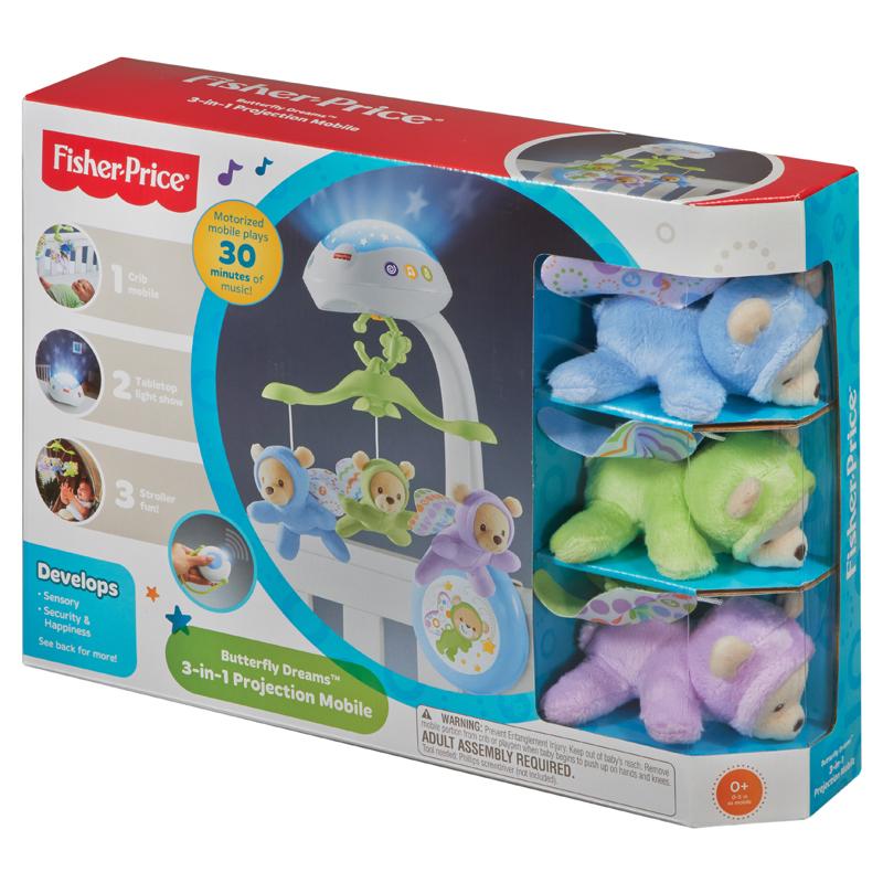 Fisher-Price - Projetor Móbile 3 em 1 Anne Claire Baby Store 
