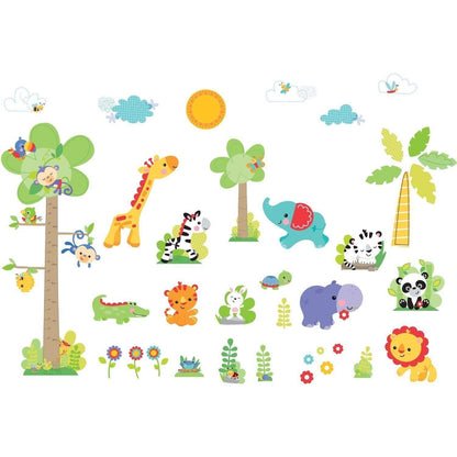 Fisher-Price Rainforest Kit de Stickers para Decoração do Quarto Anne Claire Baby Store 
