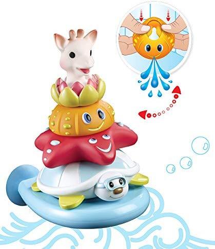Girafa Sophie - Brinquedos de banho Pirâmide Splash & Surf Anne Claire Baby Store 