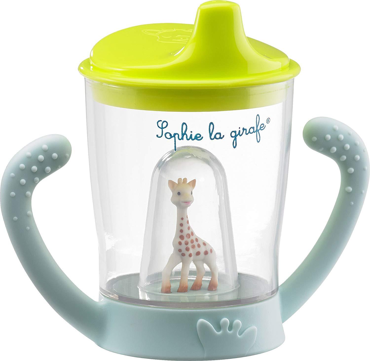 Girafa Sophie - Copo com canudinho anti-derrames para bebé e criança Anne Claire Baby Store 