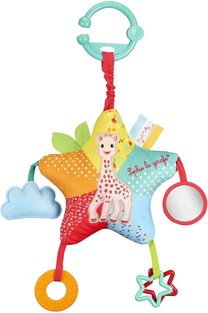 Girafa Sophie - Estrela de Atividades com Mordedor Natural Anne Claire Baby Store 
