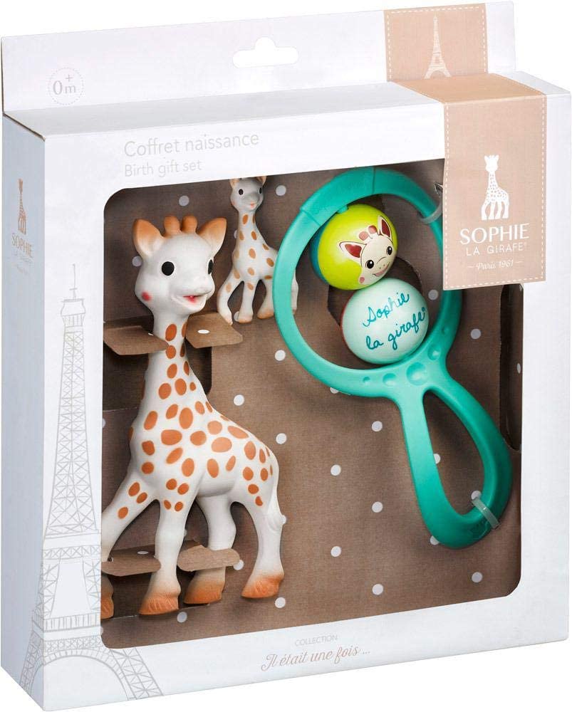 Girafa Sophie - Kit Presente Bebê Recém-Nascido Anne Claire Baby Store 