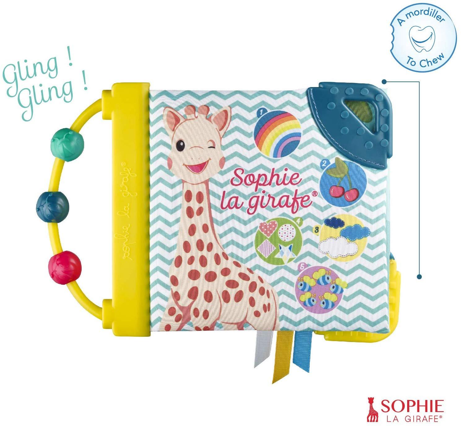 Girafa Sophie - Livro de Aprendizagem Precoce Mordedor Natural Anne Claire Baby Store 