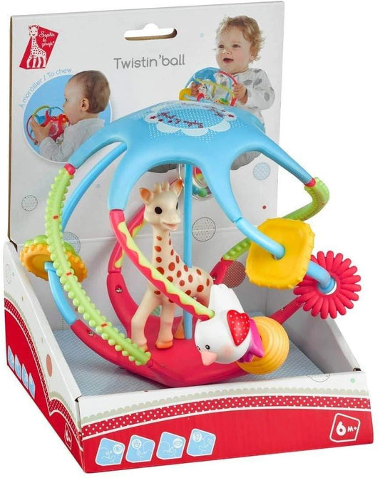 Girafa Sophie - Mordedor Natural Twistin Bola Anne Claire Baby Store 