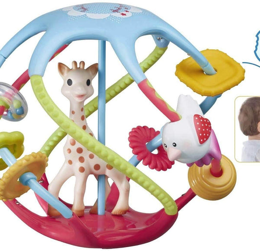 Girafa Sophie - Mordedor Natural Twistin Bola Anne Claire Baby Store 