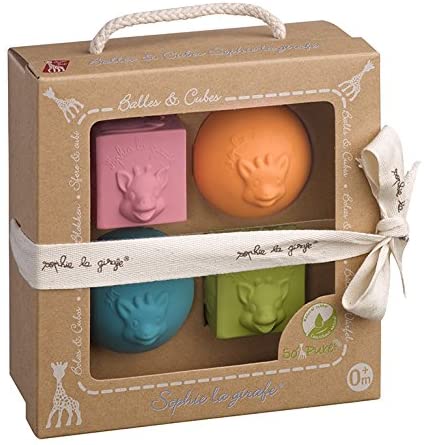 Girafa Sophie So Pure Bolas e Cubos Anne Claire Baby Store 